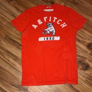 Orange Abercrombie & Fitch shirt